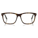 Tom Ford - Blue Block Optical Glasses - Occhiali Quadrati - Avana Scuro - FT5479-B - Occhiali da Vista - Tom Ford Eyewear