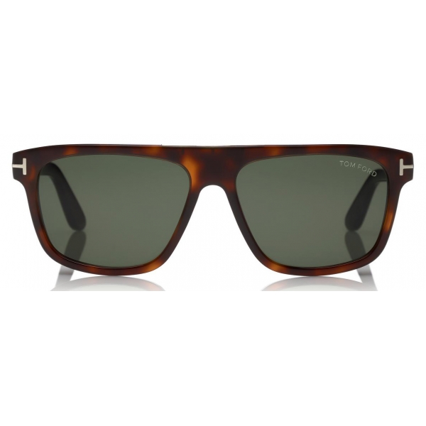 Tom Ford - Cecilio Sunglasses - Square Acetate Sunglasses - Dark Havana - FT0628 - Sunglasses - Tom Ford Eyewear