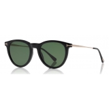Tom Ford - Kellan Sunglasses - Occhiali da Sole Stile Rotondi - Nero - FT0626 - Occhiali da Sole - Tom Ford Eyewear