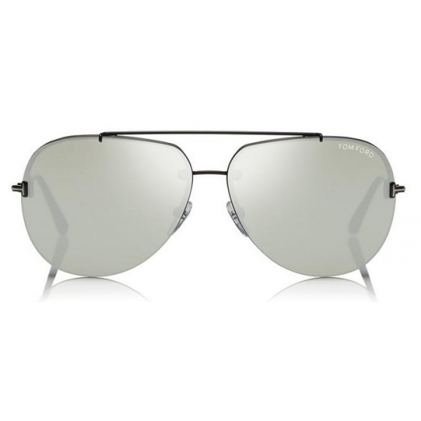 Tom Ford - Brad Sunglasses - Pilot Metal Sunglasses - Black - FT0584 - Sunglasses - Tom Ford Eyewear