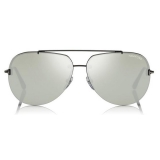 Tom Ford - Brad Sunglasses - Pilot Metal Sunglasses - Black - FT0584 - Sunglasses - Tom Ford Eyewear