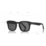 Tom Ford - Dax Sunglasses - Occhiali da Sole Quadrati in Acetato - Nero - FT0751-N - Occhiali da Sole - Tom Ford Eyewear