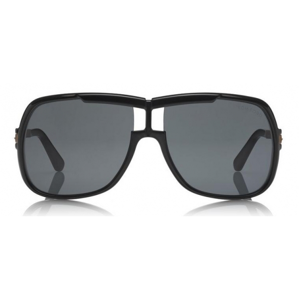 Tom Ford - Caine Sunglasses - Occhiali da Sole Navigatore in Acetato - Nero - FT0800 - Occhiali da Sole - Tom Ford Eyewear