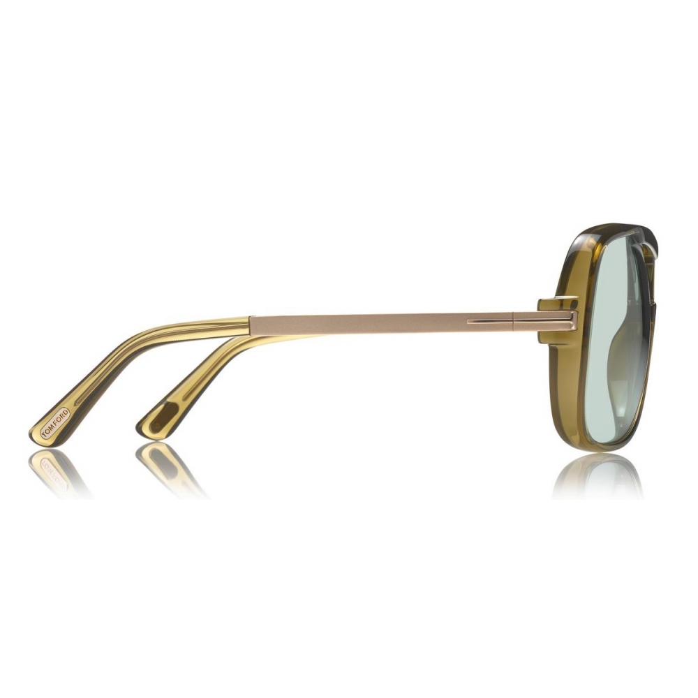 Tom Ford - Caine Sunglasses - Navigator Acetate Sunglasses - Brown ...
