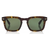 Tom Ford - Dax Sunglasses - Occhiali da Sole Quadrati in Acetato - Avana Scuro - FT0751 - Occhiali da Sole - Tom Ford Eyewear