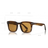 Tom Ford - Dax Sunglasses - Square Acetate Sunglasses - Olive - FT0751 - Sunglasses - Tom Ford Eyewear