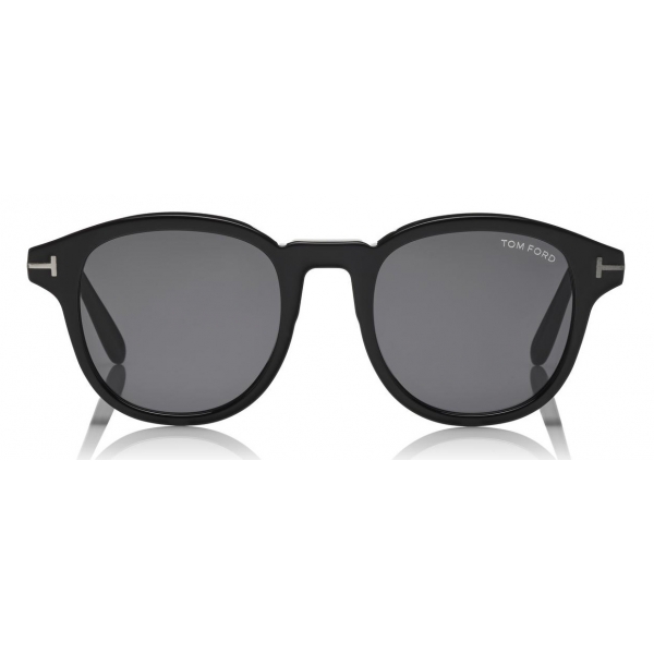 Tom Ford - Jameson Sunglasses - Occhiali da Sole Rotondi in Acetato - Nero - FT0752-N - Occhiali da Sole - Tom Ford Eyewear