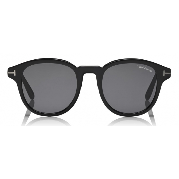 Tom Ford - Jameson Sunglasses - Round Acetate Sunglasses - Black - FT0752-N - Sunglasses - Tom Ford Eyewear