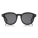 Tom Ford - Jameson Sunglasses - Round Acetate Sunglasses - Black - FT0752-N - Sunglasses - Tom Ford Eyewear
