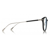Tom Ford - Blue Block Optical Glasses - Round Metal Optical Glasses - Black - FT5644-D-B – Optical Glasses - Tom Ford Eyewear