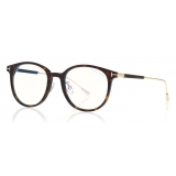 Tom Ford - Blue Block Optical Glasses - Metal Optical Glasses - Dark Havana - FT5644-D-B – Optical Glasses - Tom Ford Eyewear