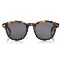 Tom Ford - Jameson Sunglasses - Round Acetate Sunglasses - Red Havana - FT0752 - Sunglasses - Tom Ford Eyewear