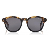 Tom Ford - Jameson Sunglasses - Round Acetate Sunglasses - Red Havana - FT0752 - Sunglasses - Tom Ford Eyewear