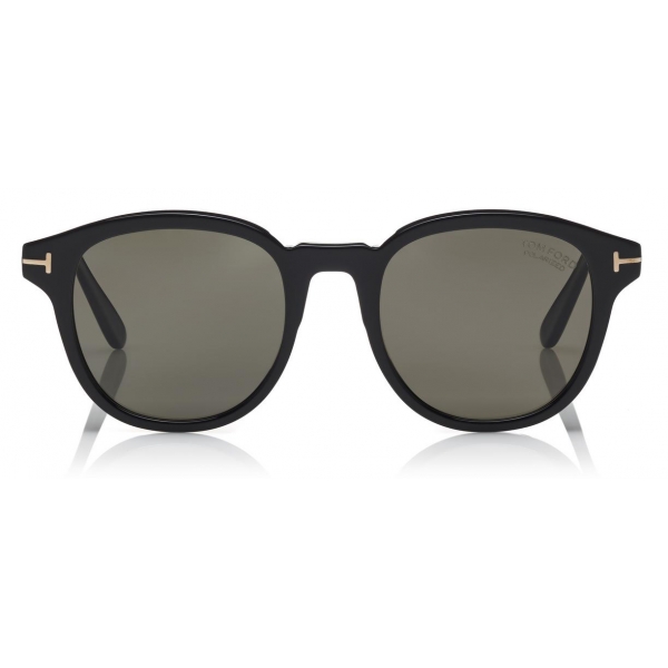 Tom Ford - Polarized Jameson Sunglasses - Occhiali da Sole Rotondi - Nero - FT0752-P - Occhiali da Sole - Tom Ford Eyewear