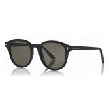Tom Ford - Polarized Jameson Sunglasses - Occhiali da Sole Rotondi - Nero - FT0752-P - Occhiali da Sole - Tom Ford Eyewear