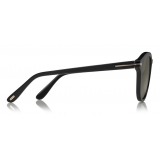 Tom Ford - Polarized Jameson Sunglasses - Occhiali da Sole Rotondi - Nero - FT0752-P - Occhiali da Sole - Tom Ford Eyewear