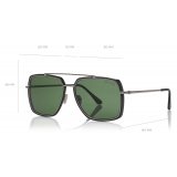 Tom Ford - Lionel Sunglasses - Square Metal Sunglasses - Black - FT0750 - Sunglasses - Tom Ford Eyewear