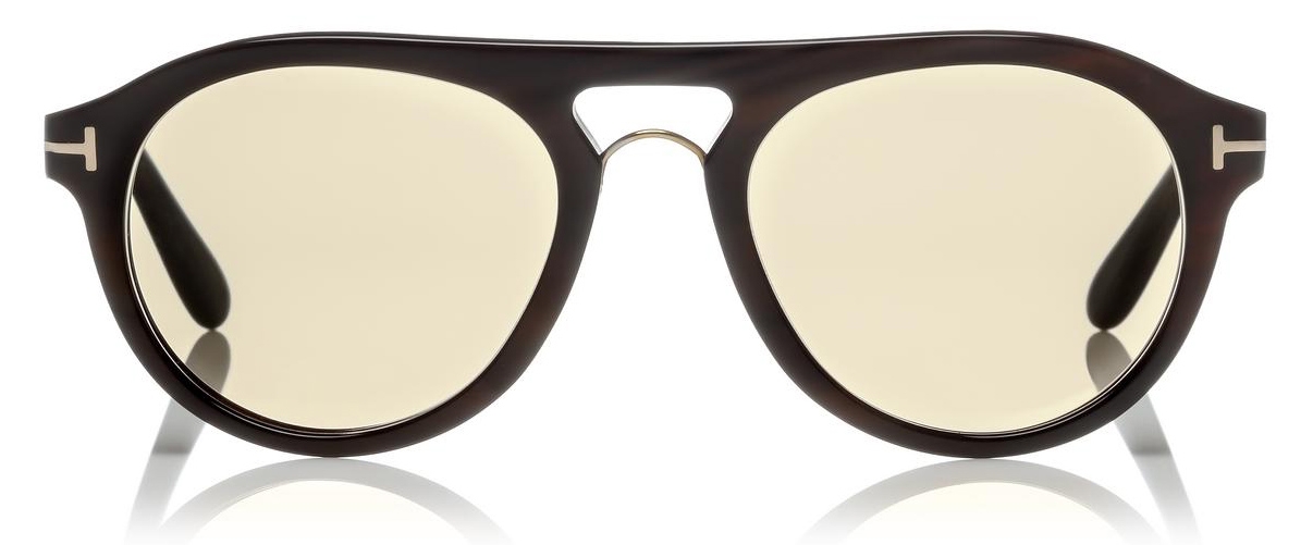 Tom Ford - Tom  Sunglasses - Real Horn Optical Frame Sunglasses - Green  Horn - FT5438-P - Sunglasses - Tom Ford Eyewear - Avvenice