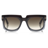 Tom Ford - Christian Sunglasses - Square Acetate Sunglasses - Black - FT0729 - Sunglasses - Tom Ford Eyewear