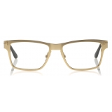 Tom Ford - Magnetic Clip Sunglasses - Occhiali Quadrati in Metallo - Oro Havana - FT5475 - Occhiali da Sole - Tom Ford Eyewear