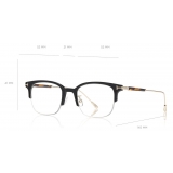 Tom Ford - Blue Block Browline Optical Glasses - Occhiali Browline - Nero - FT5645-D - Occhiali da Vista - Tom Ford Eyewear
