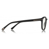 Tom Ford - Blue Block Optical Glasses - Occhiali Rotondi in Acetato - Nero - FT5532-B - Occhiali da Vista - Tom Ford Eyewear