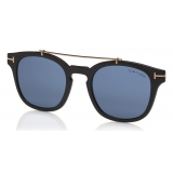 Tom Ford - Blue Block Optical Glasses - Occhiali Rotondi in Acetato - Nero - FT5532-B - Occhiali da Vista - Tom Ford Eyewear