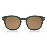 Tom Ford - Blue Block Optical Glasses - Occhiali Rotondi - Avana - FT5532-B - Occhiali da Vista - Tom Ford Eyewear