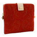 The Merchant of Venice - Leather Tablet Case - Red Gold - Fashion Collection - Luxury Venetian Bag