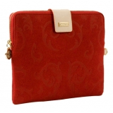 The Merchant of Venice - Leather Tablet Case - Red Gold - Fashion Collection - Luxury Venetian Bag
