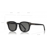 Tom Ford - Blue Block Optical Glasses - Occhiali Rotondi - Nero Opaco - FT5532-B - Occhiali da Vista - Tom Ford Eyewear