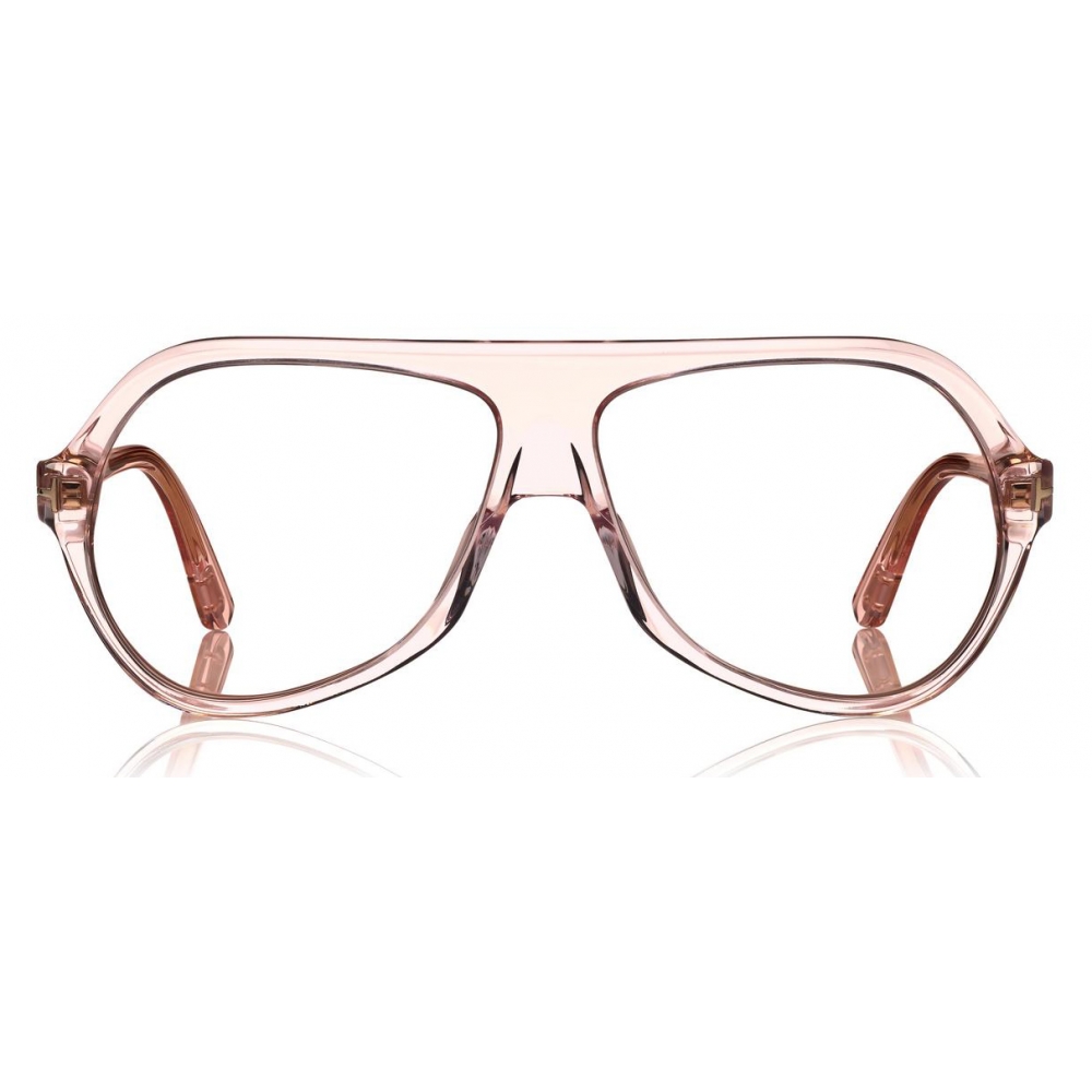 Tom Ford - Thomas Opticals Sunglasses - Pilot Style Sunglasses - Pink White  - FT0732-O - Sunglasses - Tom Ford Eyewear - Avvenice