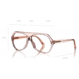 Tom Ford - Thomas Opticals Sunglasses - Occhiali da Sole Pilota - Rosa Bianco - FT0732-O - Occhiali da Sole - Tom Ford Eyewear