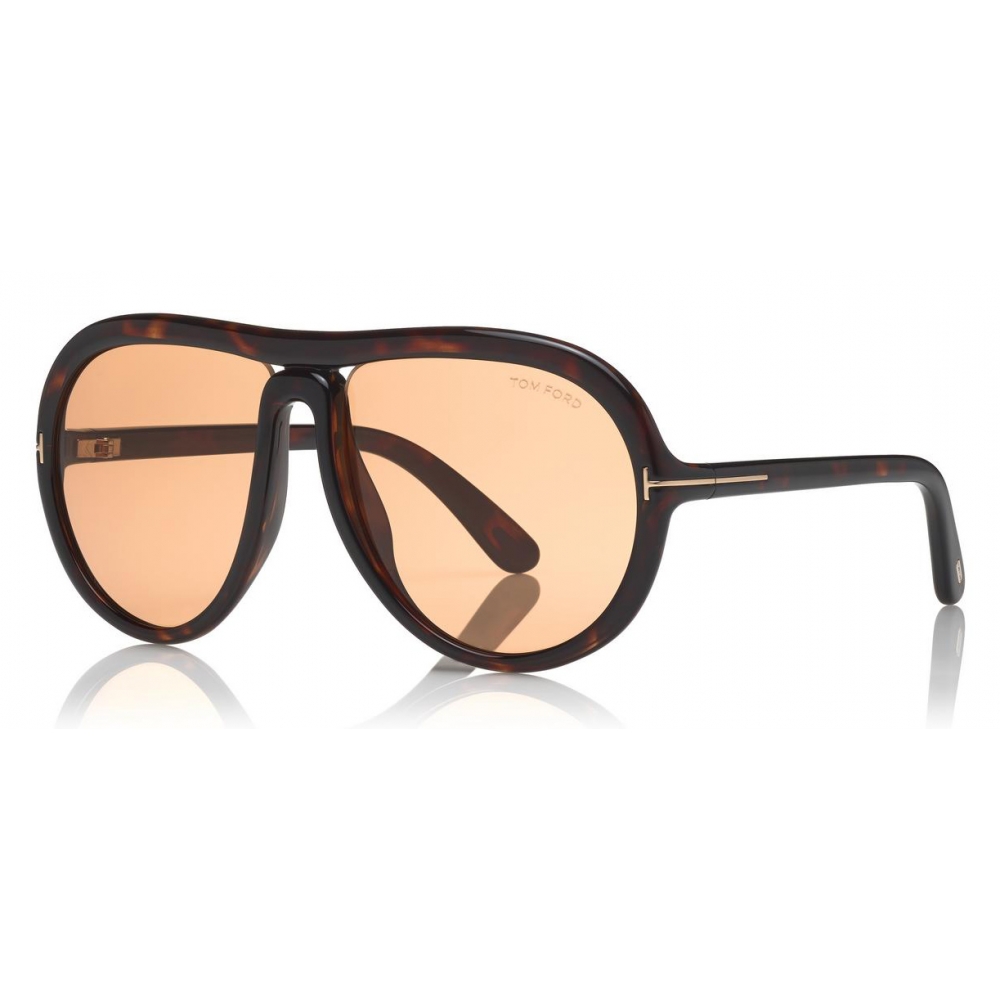 Tom Ford - Cybil Sunglasses - Round Acetate Sunglasses - Dark Havana ...