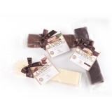 Vincente Delicacies - Soft Nougat Bar with Sicilian Almonds and Covered with 70% Extra-Dark Chocolate - Opal Box