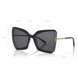 Tom Ford - Gia Sunglasses - Occhiali da Sole in Acetato a Farfalla - Grigio - FT0766 - Occhiali da Sole - Tom Ford Eyewear