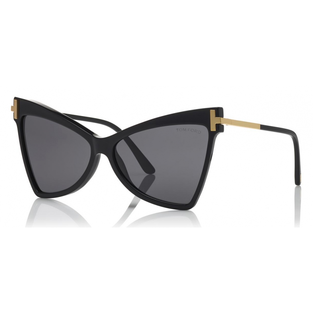 Tom Ford - Tallulah Sunglasses - Butterfly Acetate Sunglasses - Black -  FT0767 - Sunglasses - Tom Ford Eyewear - Avvenice