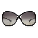 Tom Ford - Whitney Polarized Sunglasses - Round Metal Sunglasses - Black - FT0009P - Sunglasses - Tom Ford Eyewear