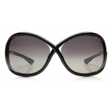 Tom Ford - Whitney Polarized Sunglasses - Round Metal Sunglasses - Black - FT0009P - Sunglasses - Tom Ford Eyewear