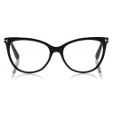 Tom Ford - Thin Cat-Eye Optical Glasses - Occhiali da Vista Cat-Eye - Nero - FT5513 - Occhiali da Vista - Tom Ford Eyewear
