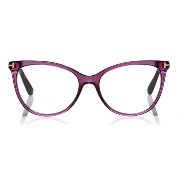 Tom Ford - Thin Cat-Eye Optical Glasses - Cat-Eye Optical Glasses - Violet - FT5513 - Optical Glasses - Tom Ford Eyewear