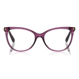 Tom Ford - Thin Cat-Eye Optical Glasses - Occhiali Cat-Eye - Viola - FT5513 - Occhiali da Vista - Tom Ford Eyewear