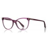 Tom Ford - Thin Cat-Eye Optical Glasses - Occhiali Cat-Eye - Viola - FT5513 - Occhiali da Vista - Tom Ford Eyewear