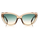 Tom Ford - Anya Sunglasses - Cat-Eye Acetate Sunglasses - Green - FT0762 - Sunglasses - Tom Ford Eyewear