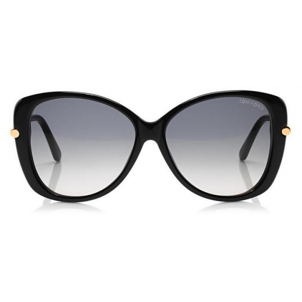 Tom Ford - Linda Butterfly Sunglasses - Butterfly Acetate Sunglasses - Black - FT0324 - Sunglasses - Tom Ford Eyewear