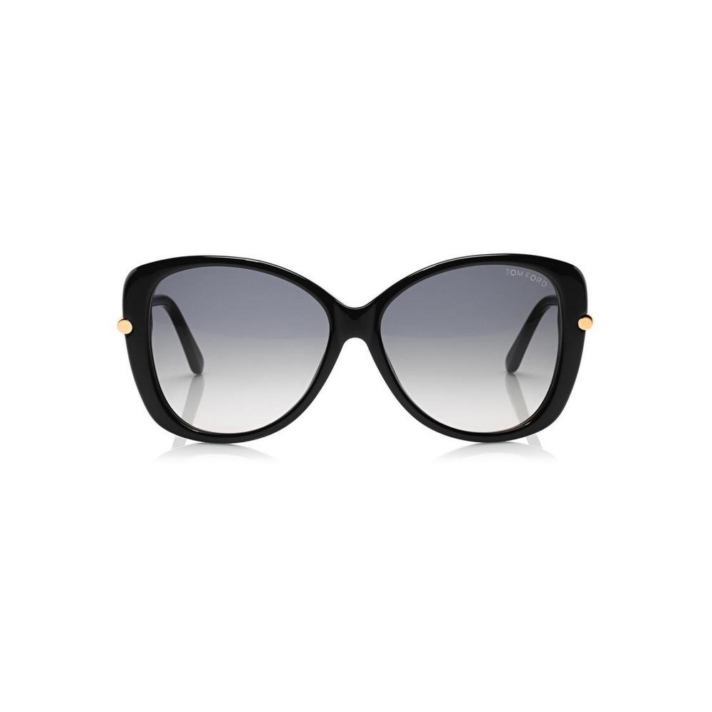 Tom Ford - Linda Butterfly Sunglasses - Butterfly Acetate Sunglasses -  Black - FT0324 - Sunglasses - Tom Ford Eyewear - Avvenice