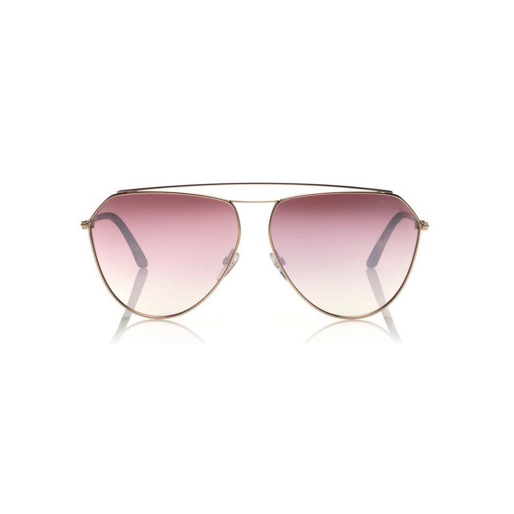 Tom Ford - Binx Sunglasses - Pilot Metal Sunglasses - Rose Gold ...