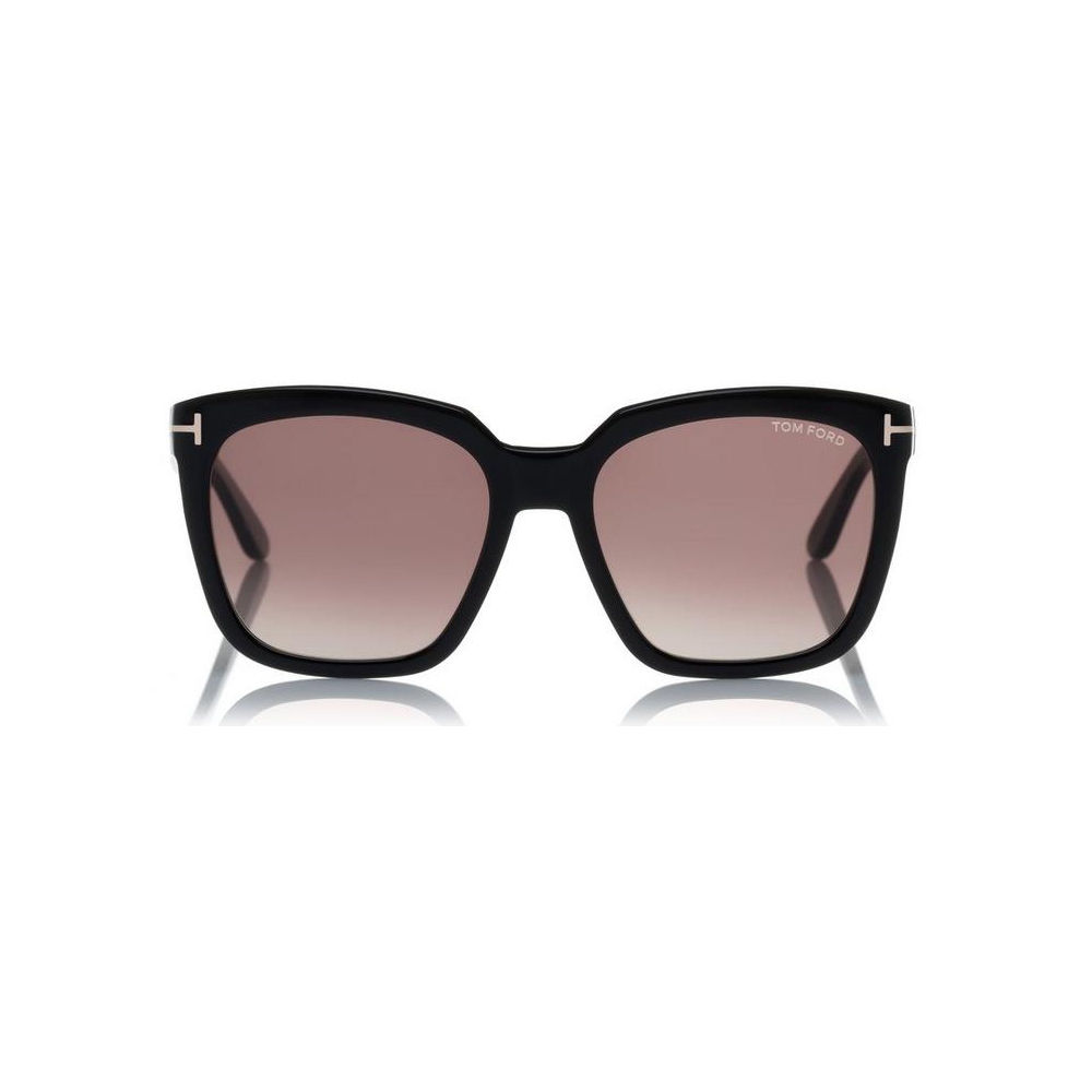 Tom Ford - Amarra Sunglasses - Squared Acetate Sunglasses - Black - FT0502  - Sunglasses - Tom Ford Eyewear - Avvenice