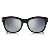 Tom Ford - Lauren Sunglasses - Occhiali da Sole Quadrati in Acetato - Nero - FT0614 - Occhiali da Sole - Tom Ford Eyewear