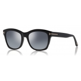 Tom Ford - Lauren Sunglasses - Occhiali da Sole Quadrati in Acetato - Nero - FT0614 - Occhiali da Sole - Tom Ford Eyewear